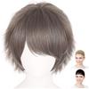 [Case Eden] Косплей парик Стильный короткий Тепло-серый WIG6107
