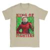 Винтажные футболки K.ing of Fighters XV с принтом Ash Crimson для унисекс, с круглым вырезом, с коротким рукавом