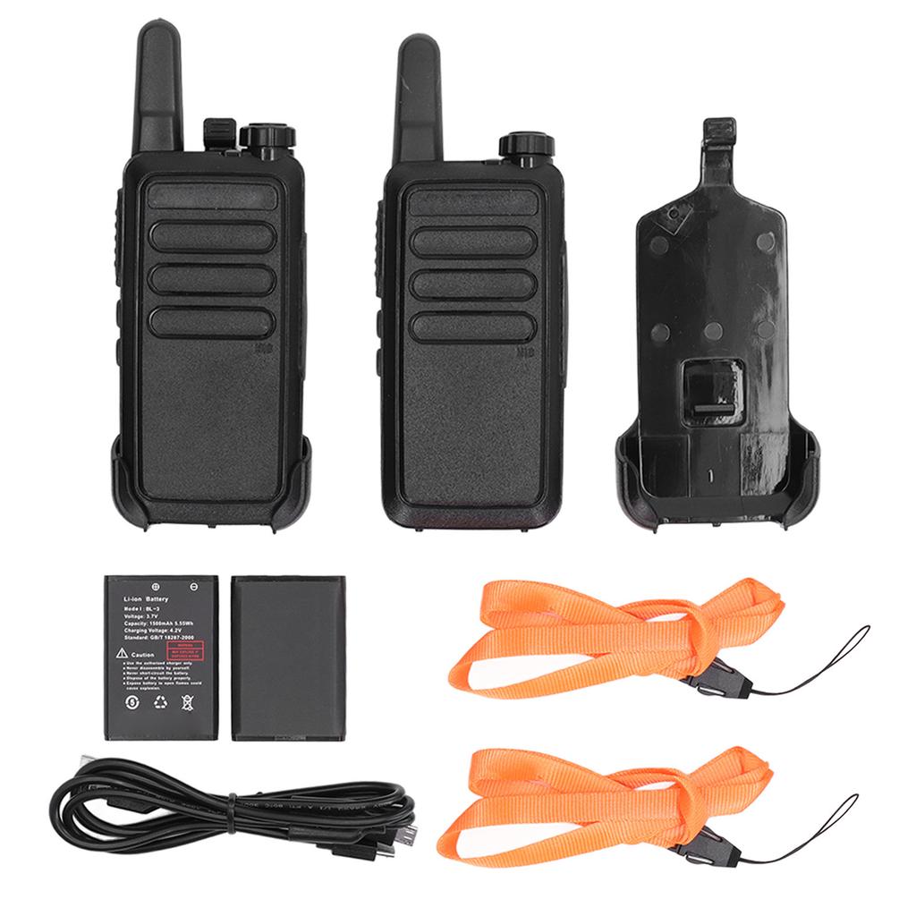 Walkie Talkies 2W 400 To 470MHz USB Charging Small Portable Handheld Walkie Talkies for Factories