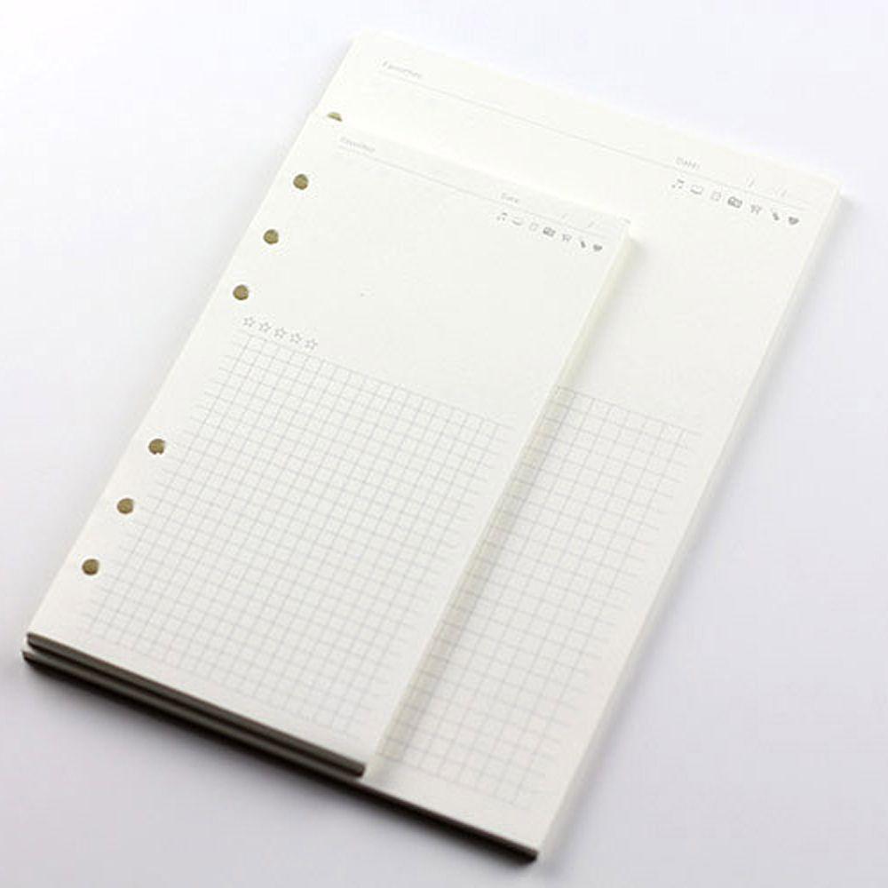 Ежедневник А5 А6 А7 Линия Сменные листы Внутренний блок Бумага Заправка для блокнота Заправка для органайзера Внутренний лист