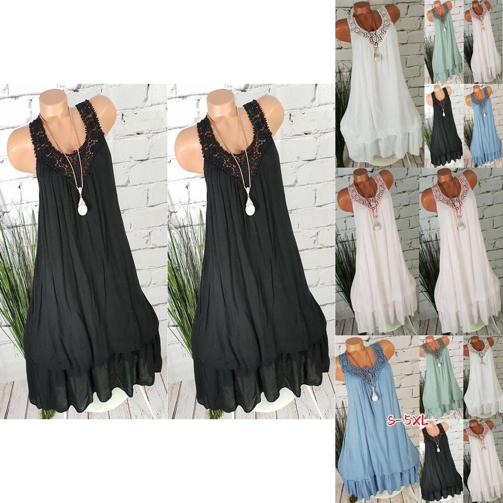 Womens Plus Size Summer Sleeveless Loose Vest Tops Blouse With Timeless Design