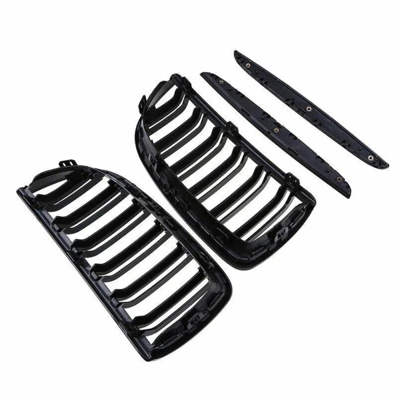 Для BMW 2005-08 E90 E91 323i 328i 335i Глянцевый Черный Цвет Передний Бампер Решетка Радиатора "Ноздри" Решетка M Performance Автомобильные Аксессуары Инструменты