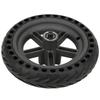 Cellular Rear Wheel Fit for Xiaomi Electric Scooter Black Rubber Tire Wear Resistant