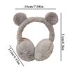 Плюшевый медведь наушники милые девушки студенты зимние наушники уличные ветрозащитные наушники защита от холода милые наушники для женщин