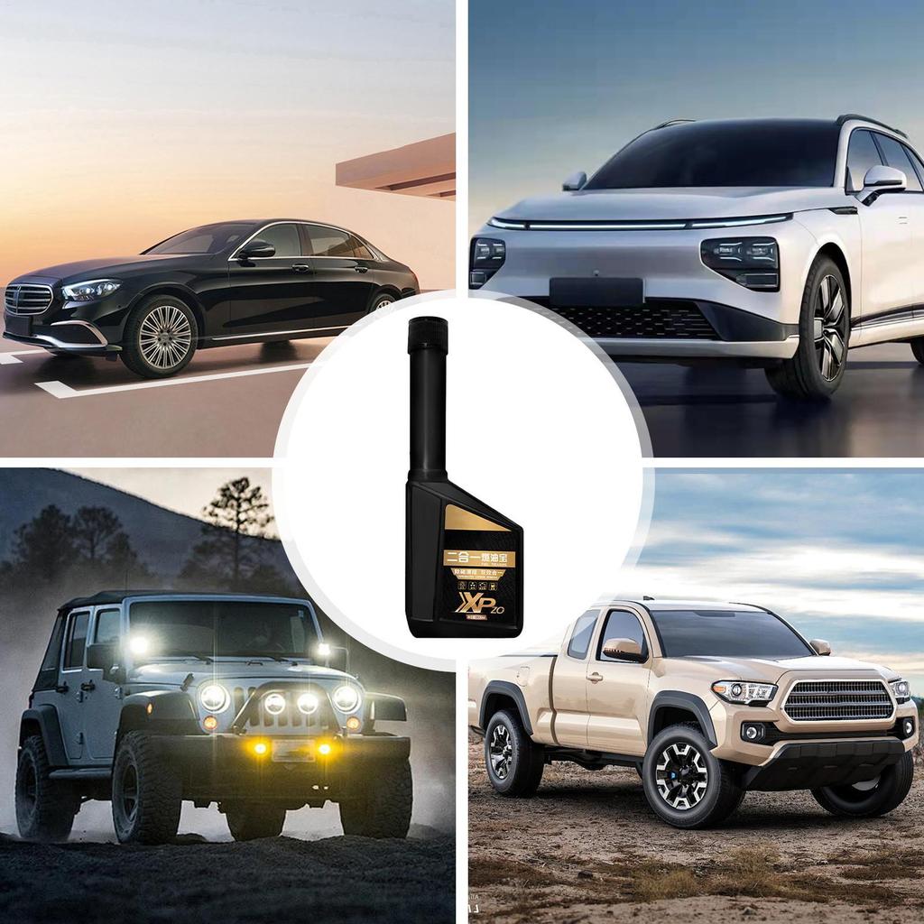 120 мл Присадка для топлива автомобиля Бензин Очиститель инжектора Газ Масляная присадка Средство для удаления нагара Усилитель мощности двигателя автомобиля Экономия топлива