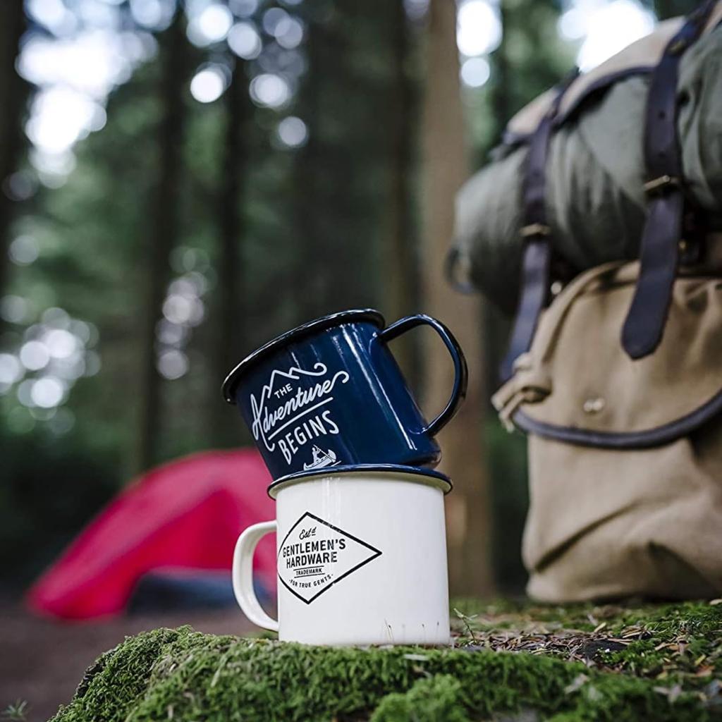 Эмалированная кружка HARDWARE для кемпинга на открытом воздухе ДЖЕНТЛЬМЕНСКАЯ [Официальный импорт] (синий)