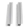 1Pair Silver Undermount Drawer Slide 120KG 265LB Load Pull Out Bottom Mount Slide Rail Track 1000‑1900mm