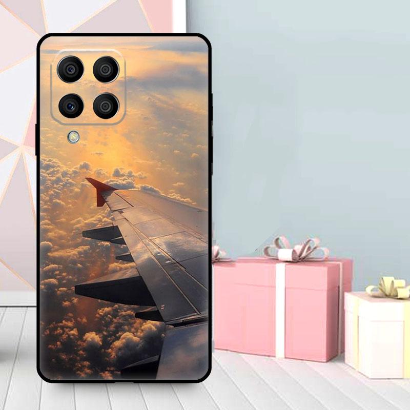 Airplane Flying Into The Sunset Case For Samsung Galaxy M35 M56 M12 M06 M32 M52 M55 M15 M11 M13 M14 M16 M36 M31 M53 M34 M54