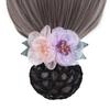 Flower Hairpin Bun Cover Snood Headdress Hairgrips Cover Net Elegant Women Spring Hair Clip  Gift