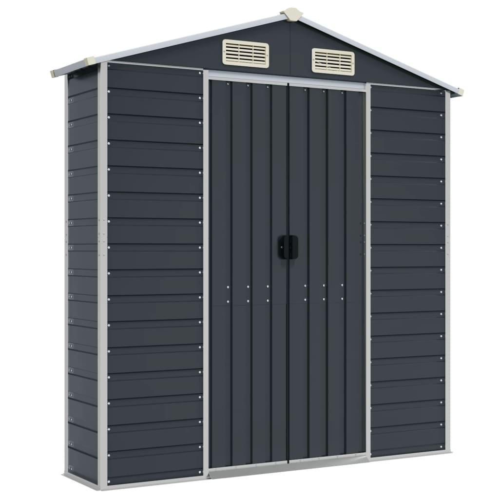 Garden Shed Anthracite 191 x 810 x 198 cm Galvanized Steel