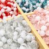 50/30 PCS Exquisite Crackle Beads Durable Round Color Glass Beads Loose Beads  Pendant making