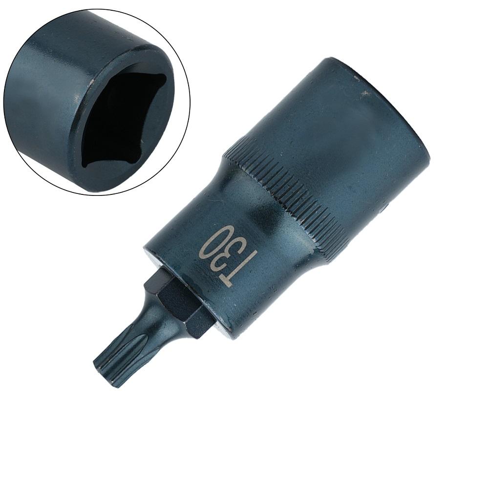 Насадка-бита Torx Инструмент Адаптер для насадок 1/2 дюйма T30 T40 T45 T50 T55 T60 T70 Ручной инструмент Приводные головки Насадка Torx