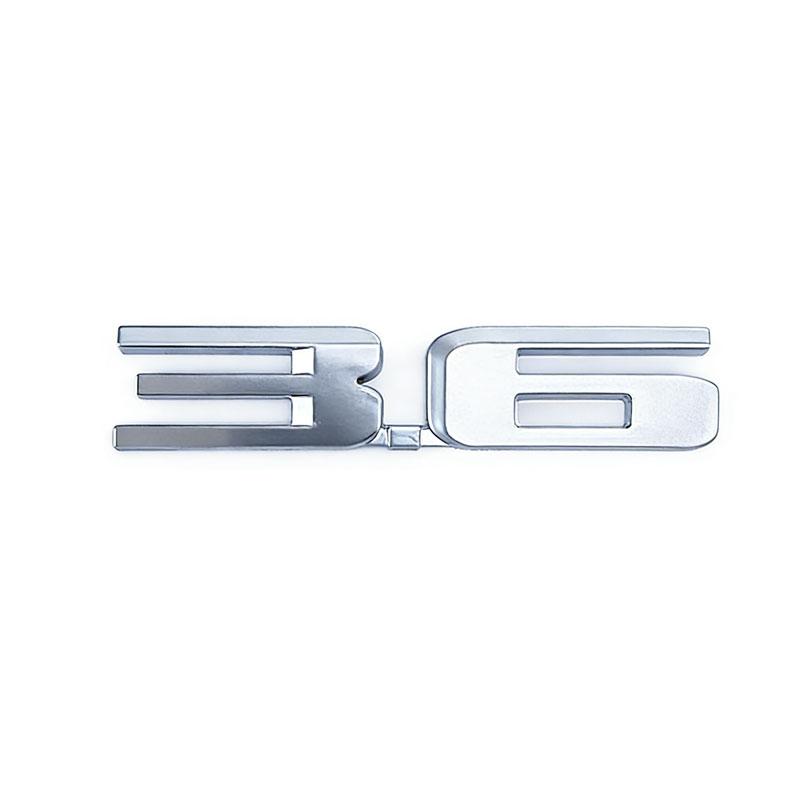 3.6 36S trunk label logo car stickers for Cadillac CTS SRX SLS CT456 XTS XT rear tail 36S 3.6 emblem refitting car accessories