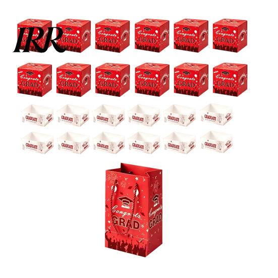 Jumping Red Envelope Bouncy Graduation Gift Box with Surprise Pop Up, High School College for Graduation, Exploding Money Party Decor Class of