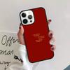 Красные Зарисовки Эстетика Цитаты Чехол Для iPhone 17 Air 15 16e 14 13 12 Pro Max 11 Pro Max Plus Чехол Для Телефона Coque