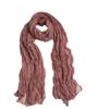 Twist Scarf, Balinese Yarn Candy Colored Pleated Scarf, Shawl Ladies Scarf