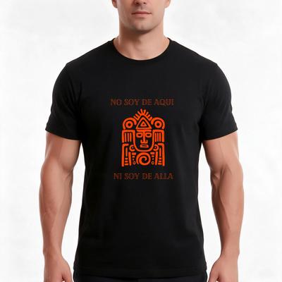 No Soy De Aqui Ni Soy De Alla TShirt Summer Casual Cotton Tee Oversized Streetwear Tops Vintage Graphic Print Cotton