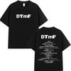 Хип-хоп исполнитель Bad Bunny Тур Debi Tirar Mas Fotos DTMF Pattern для мужчин, Модная, Мягкая и удобная футболка из чистого хлопка