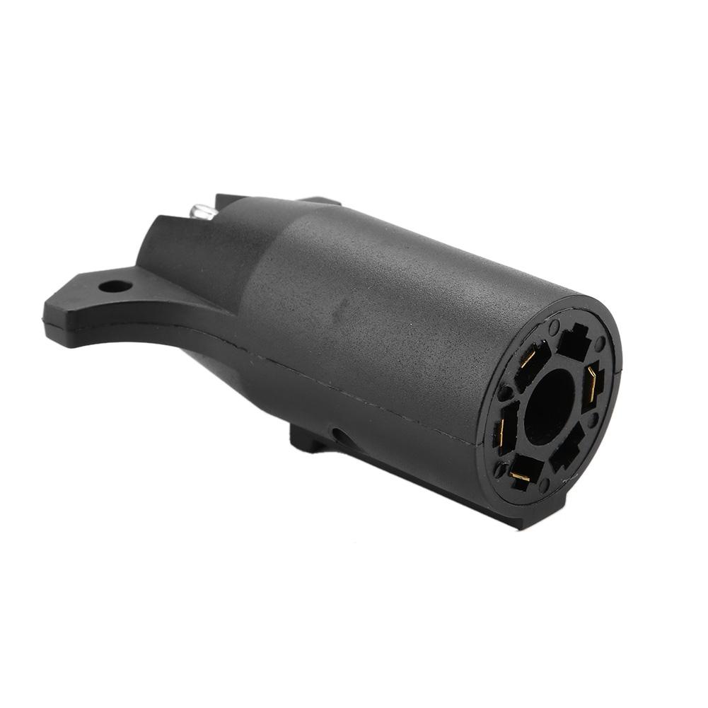 7 Way To 4 Way Flat Blade Trailer Towbar Towing Socket Plug Adapter Connector 12V US Plug