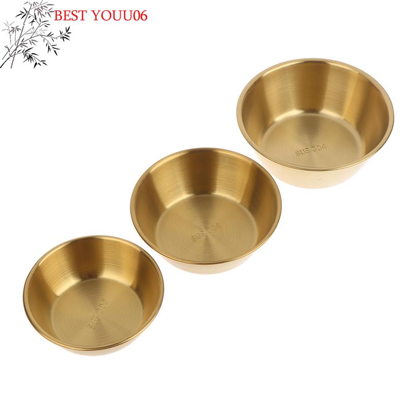 (YOUU06)10.5/12/13CM Stainless Steel Salad Bowl Fruit Vegetable Noodle Container Egg Flour Cooking Mixing Bowl For Tableware