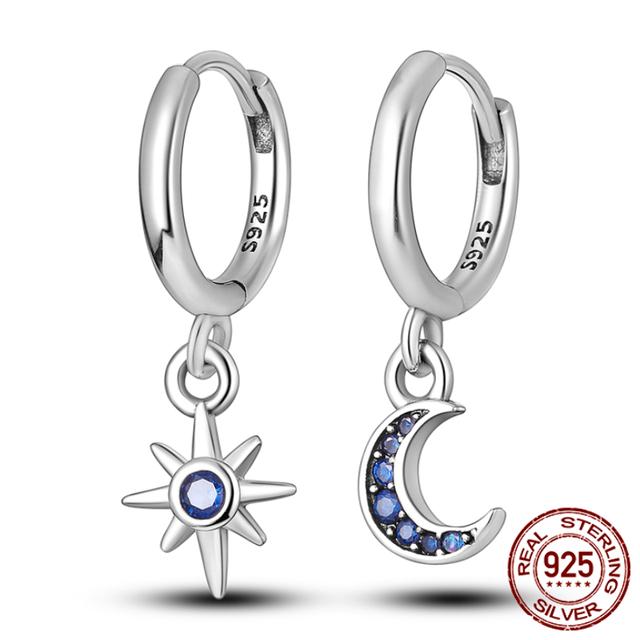 Настоящие 100% стерлингового серебра 925 пробы, цветы, сверкающие серьги-бабочки для женщин, модный бутик ювелирных изделий, вечерние, свадебный подарок, новинка 2023 года