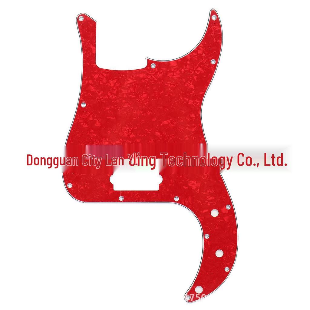 PB Bass Pickguard 13-Hole Front Cover Plate for Electric Bass - Protective Instrument Accessory