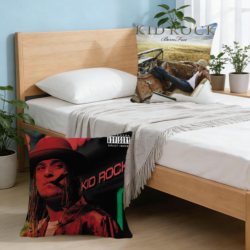 Подушка с принтом певца Kid Rock Для подушки Декор дивана Дома Машины Комнаты Кофейни Офиса Нордическая простота