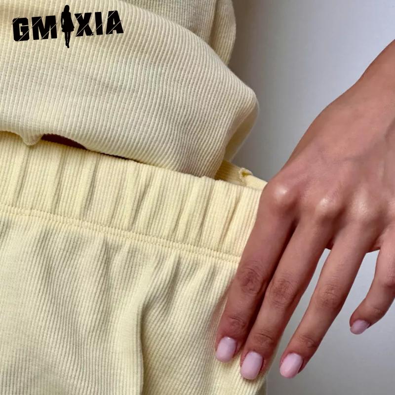 GMXIA Комплект пижамы на весну и лето, однотонный, удобный, майка и шорты, повседневная домашняя одежда, комплект из двух предметов