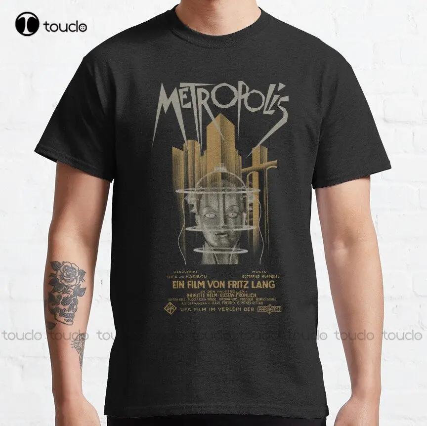 Metropolis News Fritz Lang Neudamm Film Maria Society Classic TShirt Unisexs White TeeShirts Xs5Xl Streetwear UnisexCartoon
