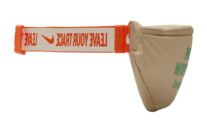 Nike Универсальная поясная сумка через плечо Heritage из полиэстера, унисекс, желтая