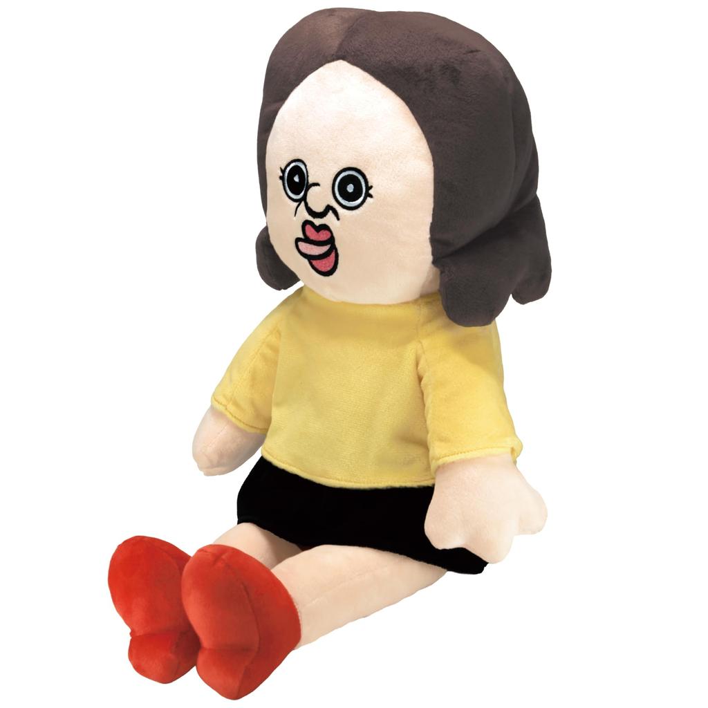 Panpan-kun's Everyday Plush Toy L with Okuji Tongue Out