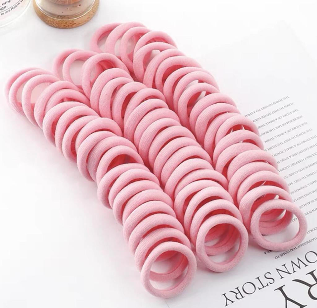 25PCS/Lot 4.5CM Rainbow Colorful Hair Band Gum Hair Ties For Girls Rubber Bands Hair Elastics Kids Accessories Headdress