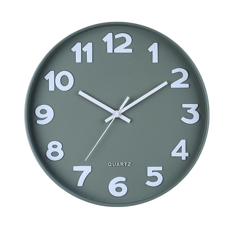 Современные, Простые и Бесшумные Часы, Точный Отсчет Времени, Четкий Шрифт, Настенные Часы, Легкая Роскошь и Универсальные Электронные Кварцевые Часы