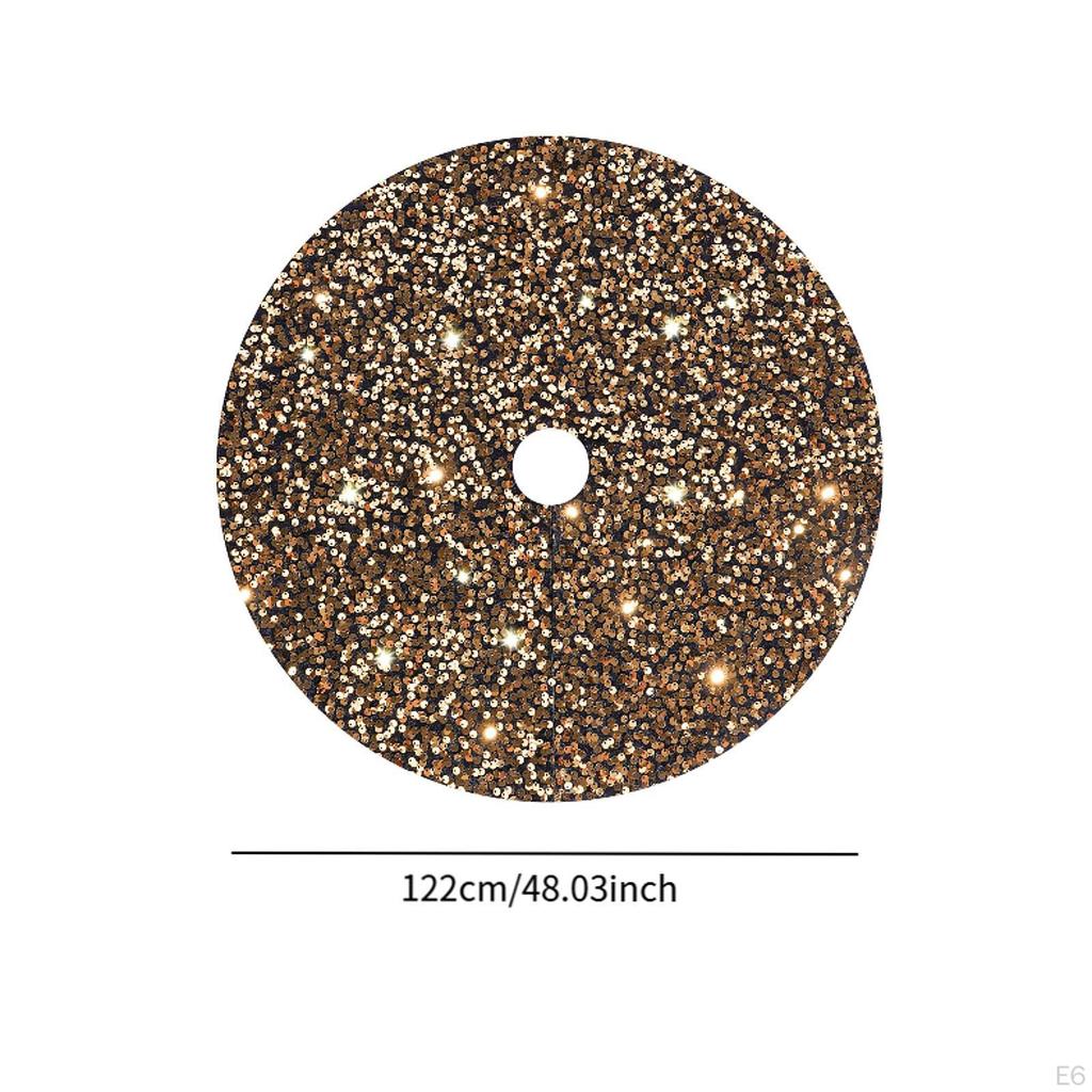 Блестящая рождественская елка юбка украшение декоративный блестящий рождественский декор коврик для