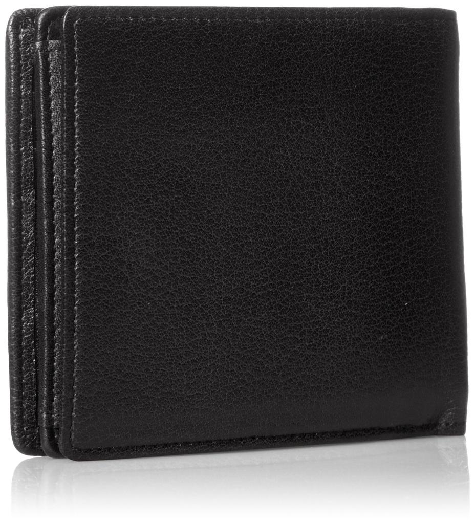 Кошелек складной кошелек античная кожа черный [Aniari] 01-20000 мужской