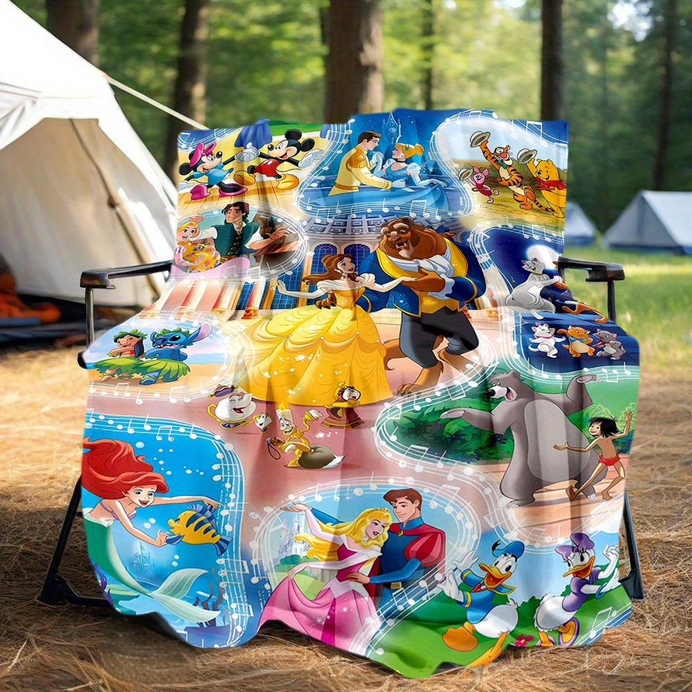 1pc, Disney Dance Time Blanket, Soft Throw Blanket, Perfect for Couch or Travel Use, Living Room, Travel, Camping, Car Blankets, Beach, Office Naps, I