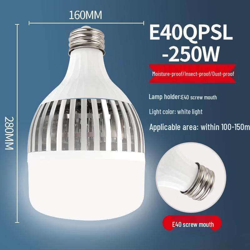 Energy-Saving Finned E40 LED Bulb
