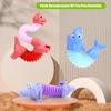 Dinosaur Telescopic Tube Toy Free Transformation Fun Battery Operated Lighting Stress Relief Kids Dino Animal