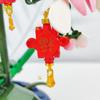 HUIQIBAO 587 деталей MOC Серия Цветок Орхидеи в Горшке Строительные Блоки Букет Модель Набор Кирпичиков Игрушка Для Детей Настольная Домашняя Декорация