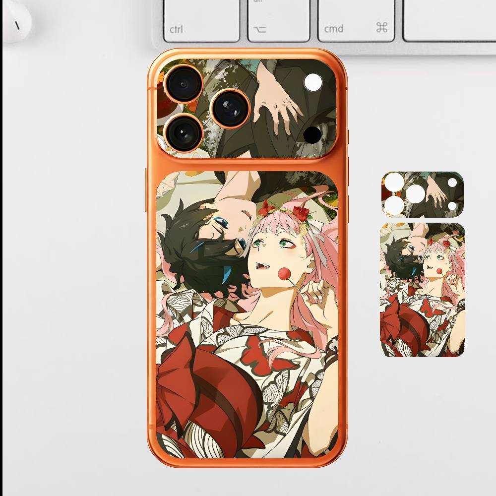Аниме H-Hiro Zero Для iPhone 17 Pro ProMax Полная Задняя Крышка Наклейка Обёртка Плёнка Задняя Защитная Наклейка Плёнка
