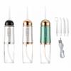 New USB Portable Oral Irrigator Water Flosser Irrigator Dental Water Jet Tools 230ML 4 Nozzles Teeth Mouth Cleaning Machine