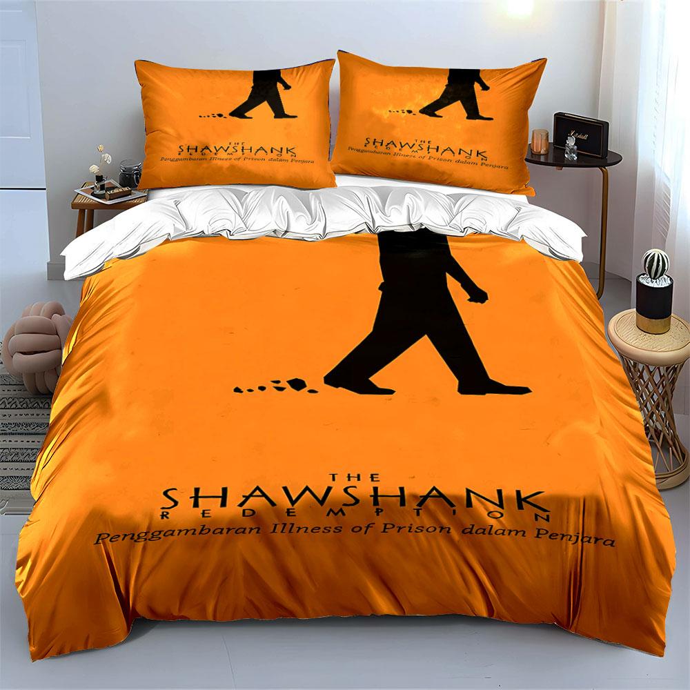 Silhouette man walking pattern. Bedding sets Duvet cover sets Duvet covers Pillowcases(1*Duvet Cover 2*Pillowcases without duvet insert)