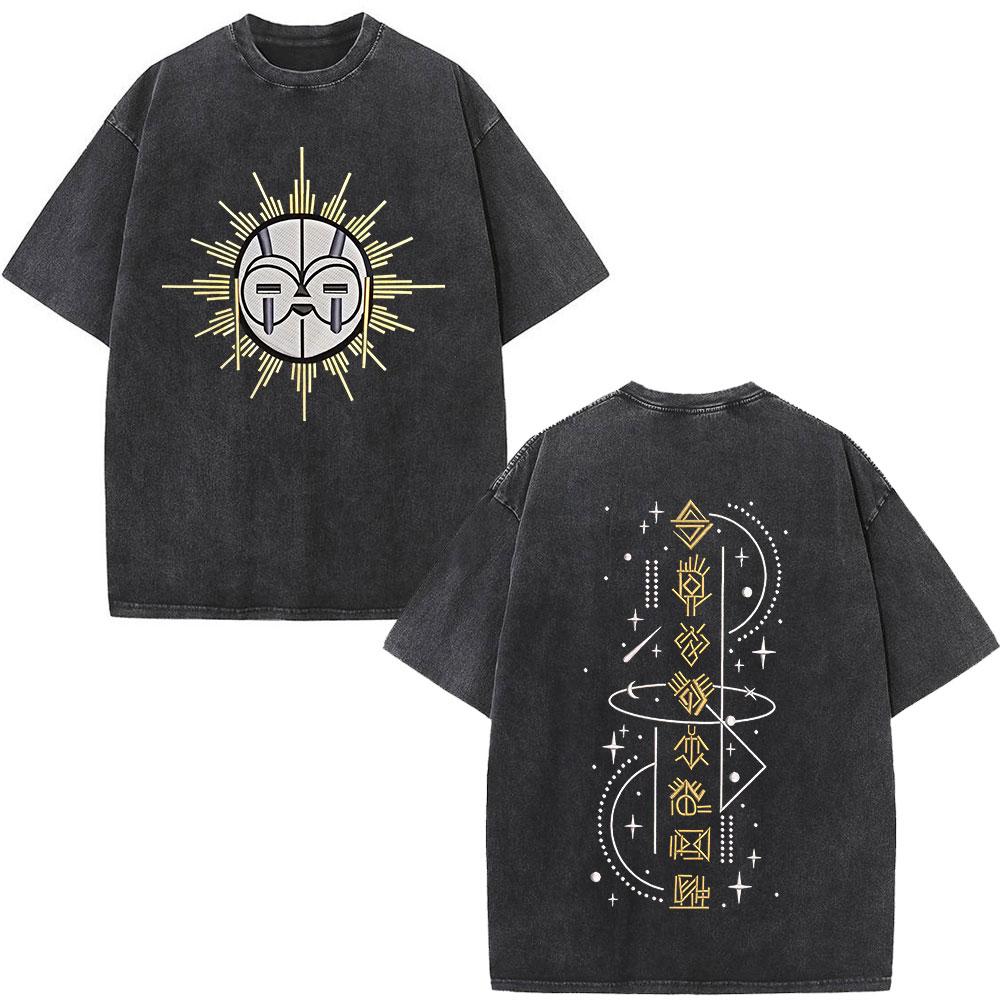 Esquie Clair Obscur Expedition Vintage Washed T Shirts Mens Women Clothing Fashion Cotton Short Sleeve Tshirt Streetwear
