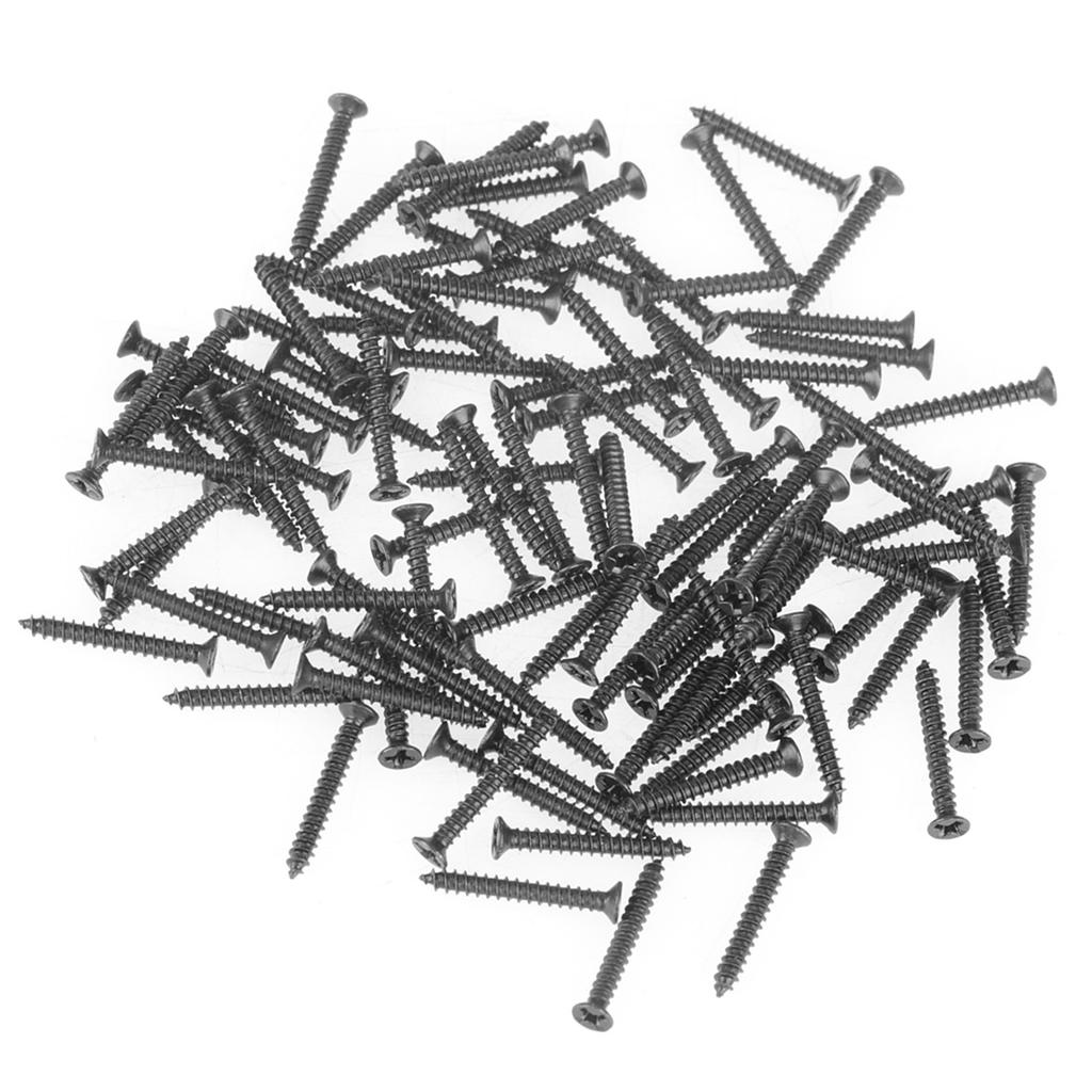 Набор из 800 шт. саморезов M2 из черной углеродистой стали с потайной головкой и крестообразным шлицем