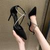 Fashion Hot Sale Shoes Female 2024 Autumn Sexy Pointed Toe Women's High Heels Casual Fashion Dress Shoes Elegant and Simple Stilettos