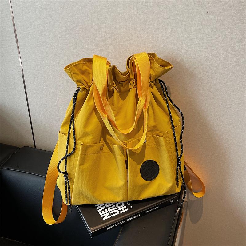 Multifunctional Travel Bag Shoulder Tote Bag Female Drawstring Backpack New Large Capacity Lightweight Waterproof Backpack