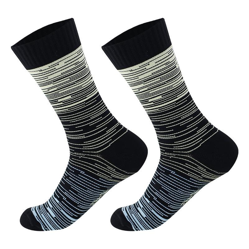 Unisex Mid Calf Ski Socks, Nylon Breathable Sweat Absorbent Winter Sports Socks for Men Women, 168N Terry Knit Thermal Socks