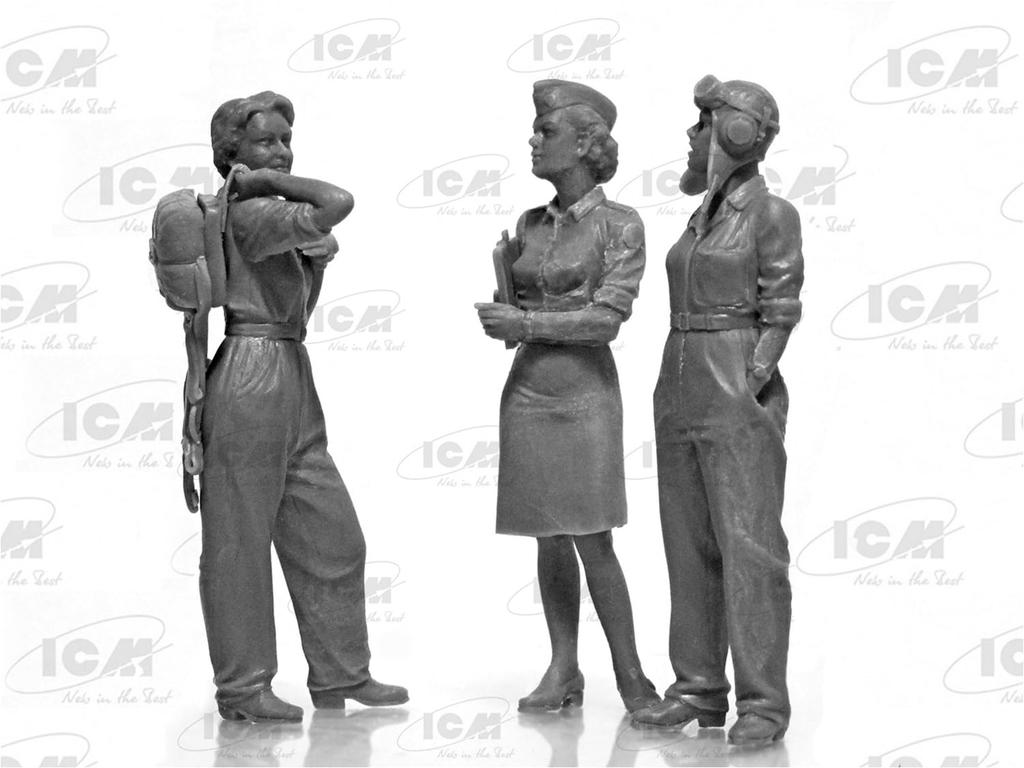 ICM Американская летчица WASP Пластиковая модель 32108 1/32 1943-1945