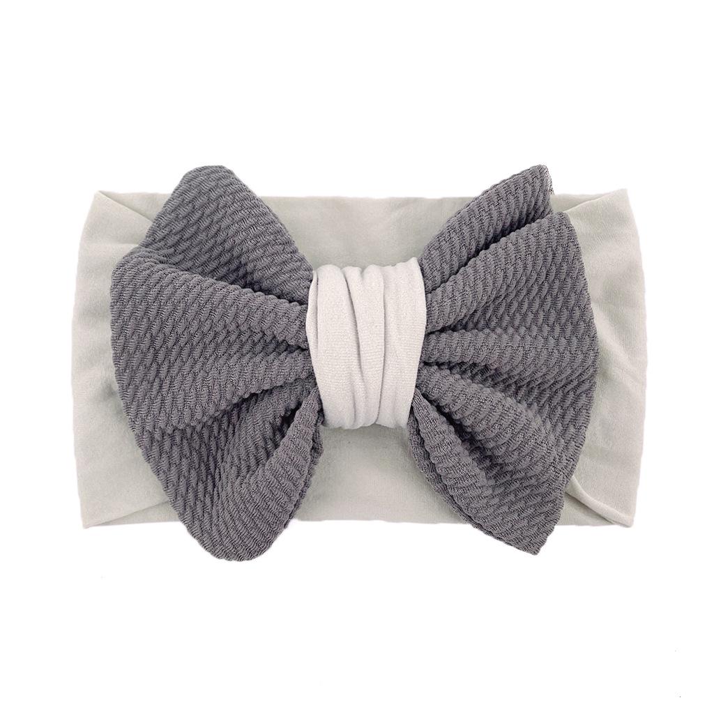 Весна 2022 Нейлоновая повязка на голову с бантом для младенцев и малышей — приятная для кожи и дышащая