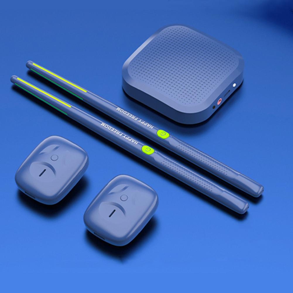 Электрические воздушные барабанные палочки, профессиональный воздушный барабан с барабанными палочками, электронный виртуальный воздушный барабан, барабанные палочки, педали, подарок для взрослых и детей